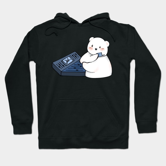 SOUND ENGINEER BEAR Hoodie by GambarGrace